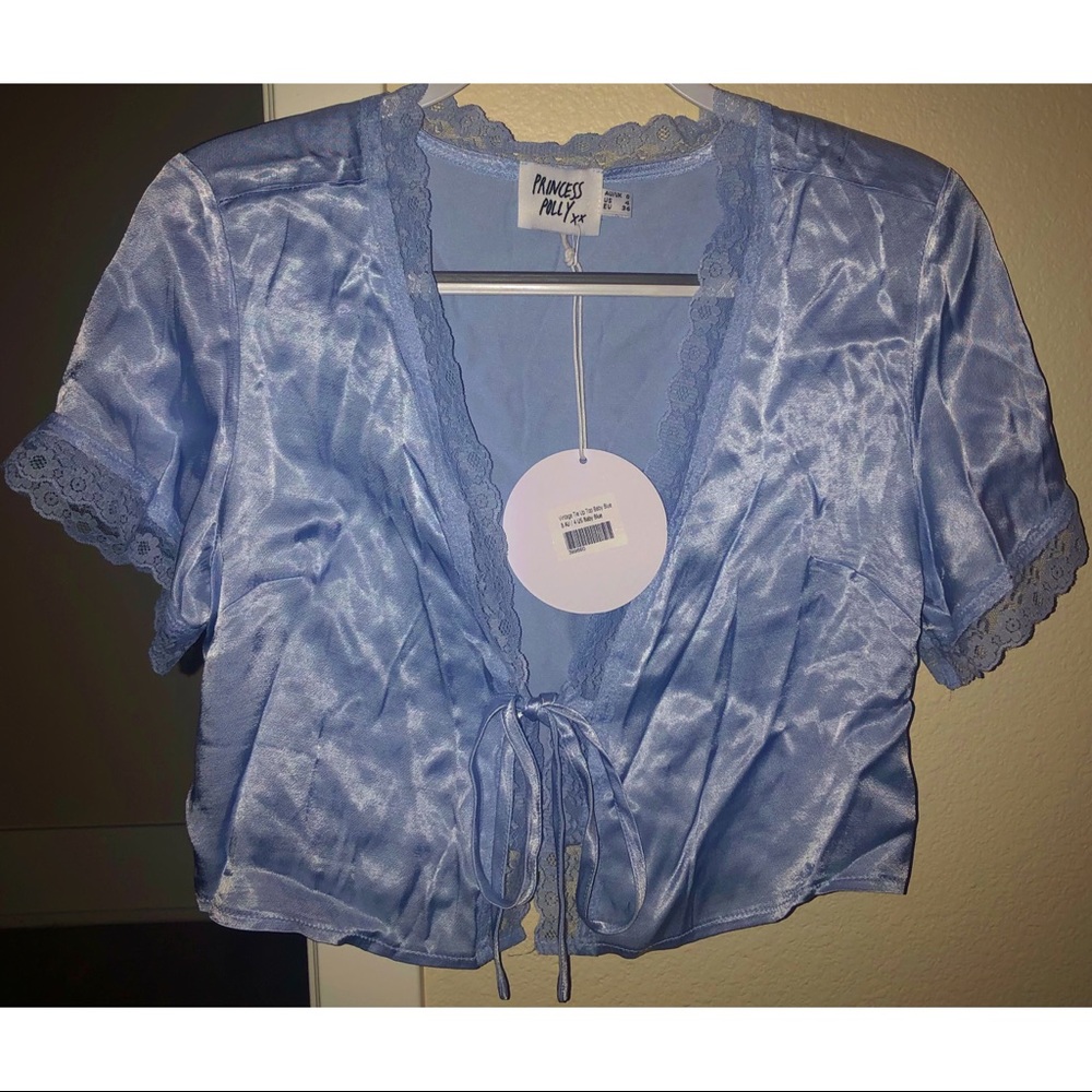 NWT Princess Polly Vintage Tie Up Top